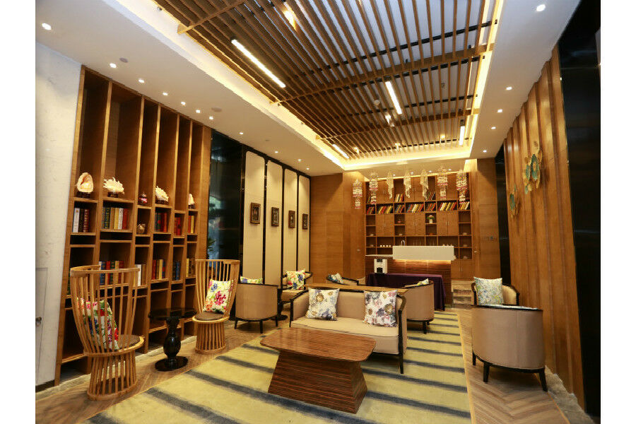 锦江都城酒店海南省政府日月广场免税店 Хайкоу Екстер'єр фото