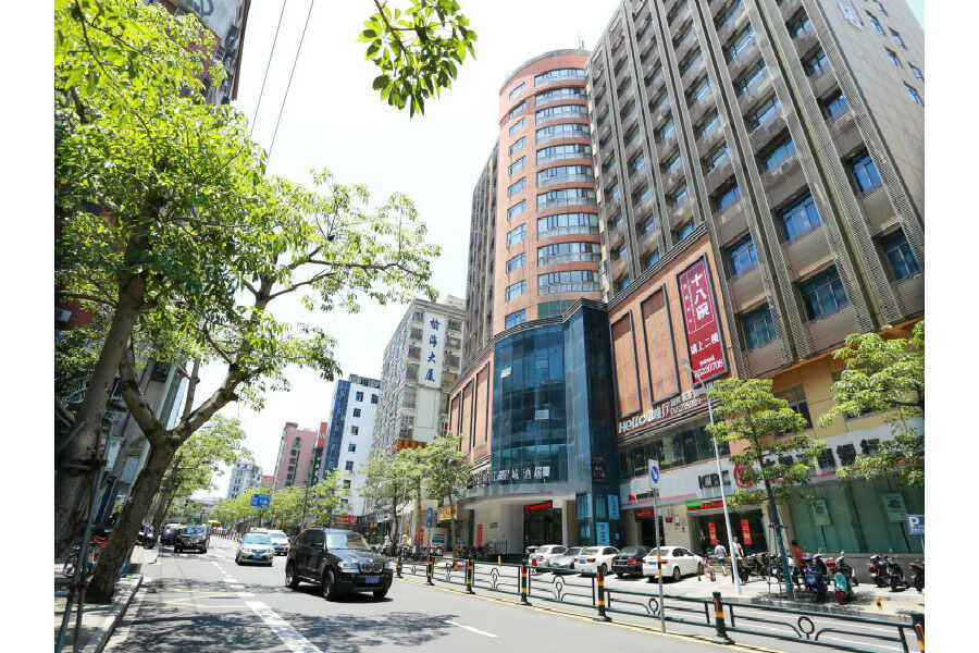 锦江都城酒店海南省政府日月广场免税店 Хайкоу Екстер'єр фото